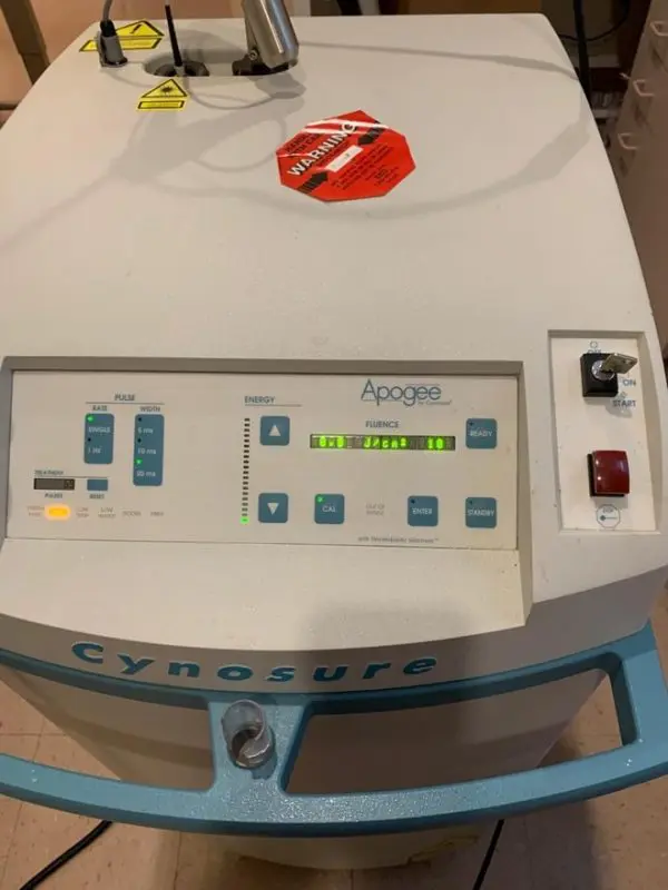 Sale | Cynosure Apogee Elite 40 755nm- Laser Treatments